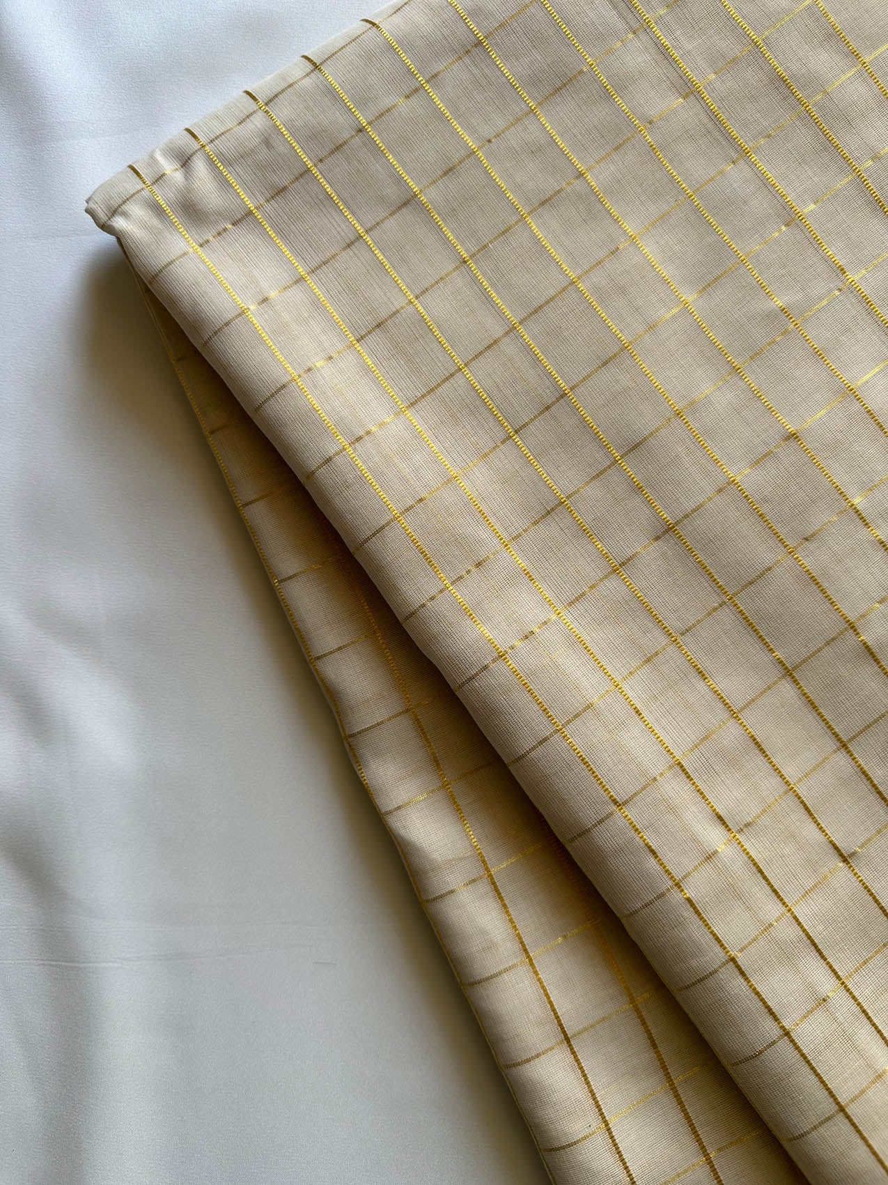 Myra Handwoven Cotton Kasavu Saree